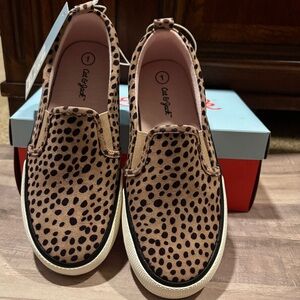 Cat & Jack Brown and Black Kids Sneakers